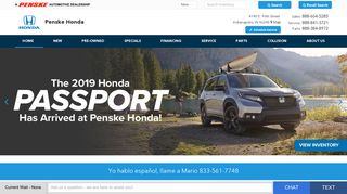 Penske Honda: 2018-2019 Honda New & Used Car Dealer ...