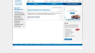 Honda Online Account Management - Finance and Lease Statements