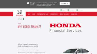 Why Honda Finance? - Honda UK