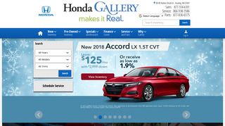 Honda Dealership near Boston | Honda Gallery Reading ...
