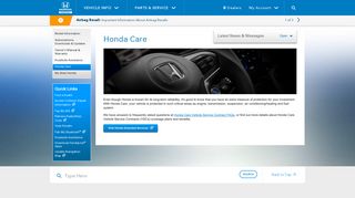 Extended Service Contracts | Honda Owners Site