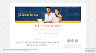 Login To The Honda Interactive Network To Connect To A Dealer – E ...