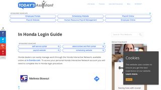 In Honda Login Guide | Today's Assistant