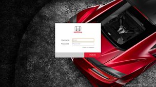 Honda Australia - Dealer Portal - Login Page :: Site by Nidasu ::