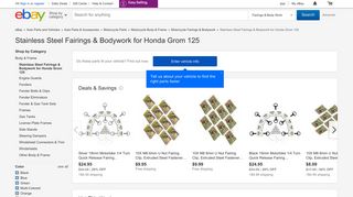 Stainless Steel Fairings & Bodywork for Honda Grom 125 for sale | eBay