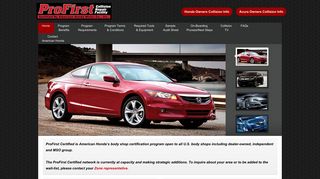 Profirst Home Page - Honda