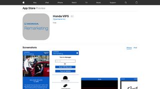 Honda VIPS on the App Store - iTunes - Apple