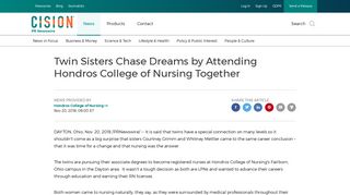 Twin Sisters Chase Dreams by Attending Hondros College of Nursing ...