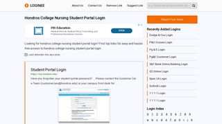 Hondros College Nursing Student Portal Login