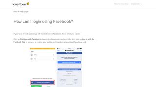 How can I login using Facebook? – honestbee Help Center | Hong Kong