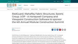 RedGuard, Mahaffey Fabric Structures, Sarens Group, UOP - A ...