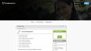 Account Management - HongKongCupid.com