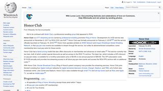 Honor Club - Wikipedia