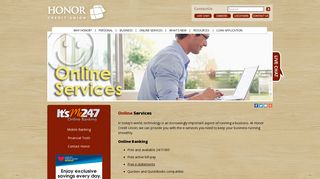 Online Services - Honor Credit Union