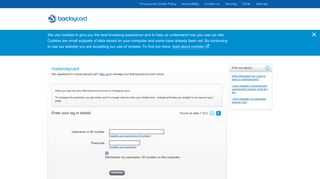 Barclaycard | Enter your log-in details