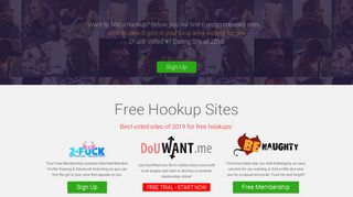 Meet and Fuck with Free Hookup Sites