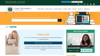 FTA Parent Login for K-12 School, Parent Portal Online School