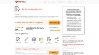 Eccapinlogin - Fill Online, Printable, Fillable, Blank | PDFfiller