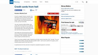 Credit cards from hell - Hooters MasterCard (4) - CNNMoney - Business