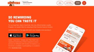 Hooters HootClub Mobile App