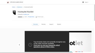 Hootsuite Hootlet - Google Chrome