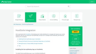 HootSuite Integration - SurveyMonkey Help Center