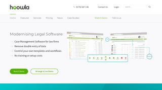 Hoowla | Online Case Management Software