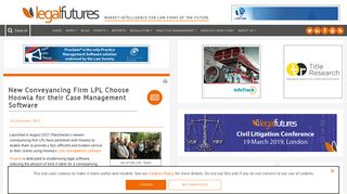 New Conveyancing Firm LPL Choose Hoowla for their Case ...
