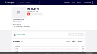 Hopa.com Reviews | Read Customer Service Reviews of www.hopa ...