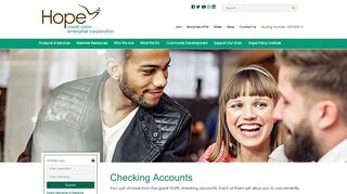 Checking Accounts | Hope Credit Union