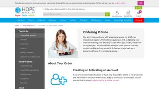 Your Online Account | Hope Education
