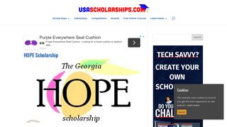 HOPE Scholarship - 2018-2019 USAScholarships.com