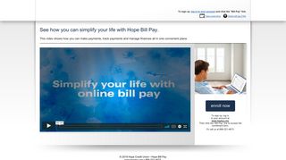 Hope Bill Pay from Hope Credit Union