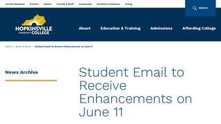 Student Email to Receive Enhancements on June 11 - Hopkinsville ...