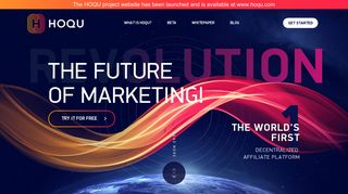 HOQU - The world's first Decentralized Affiliate Platform