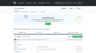 GitHub - horde/webmail: Horde Groupware Webmail Edition