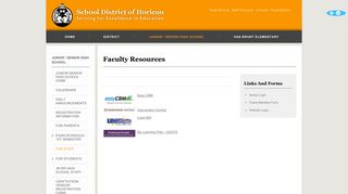 Horicon Public Schools - Faculty Resources