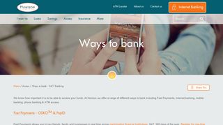 Ways to bank - 24/7 Banking - Horizon Credit Union
