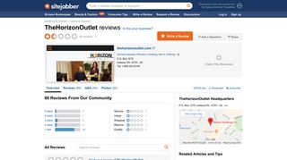 TheHorizonOutlet Reviews - 60 Reviews of Thehorizonoutlet.com ...