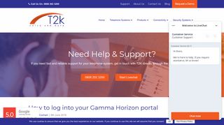 How to log into your Gamma Horizon portal - T2K