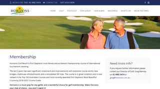 Membership - Horizons Golf Resort – Port Stephens