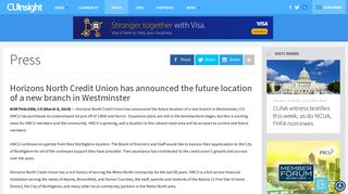 Horizons North Credit Union has announced the future location of a ...