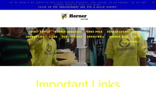 Important Links — Horner Junior High School