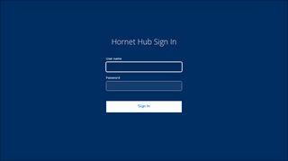 Hornet Hub Sign In - Hornet Hub