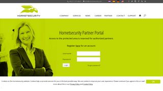 Partner portal - Hornet Security