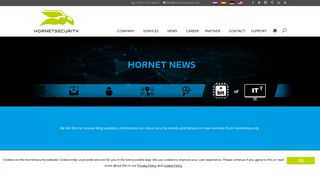 Hornetsecurity News Sign Up - www.hornetsecurity.com