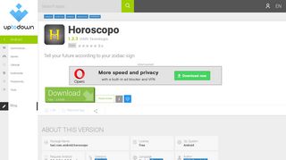 download horoscopo free (android) - Hari tecnologia horoscopo