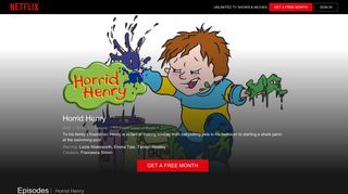 Horrid Henry | Netflix