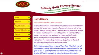Horrid Henry | GorsleyGoffsPrimarySchool