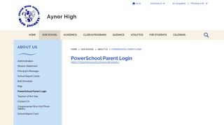 PowerSchool Parent Login - Horry County Schools